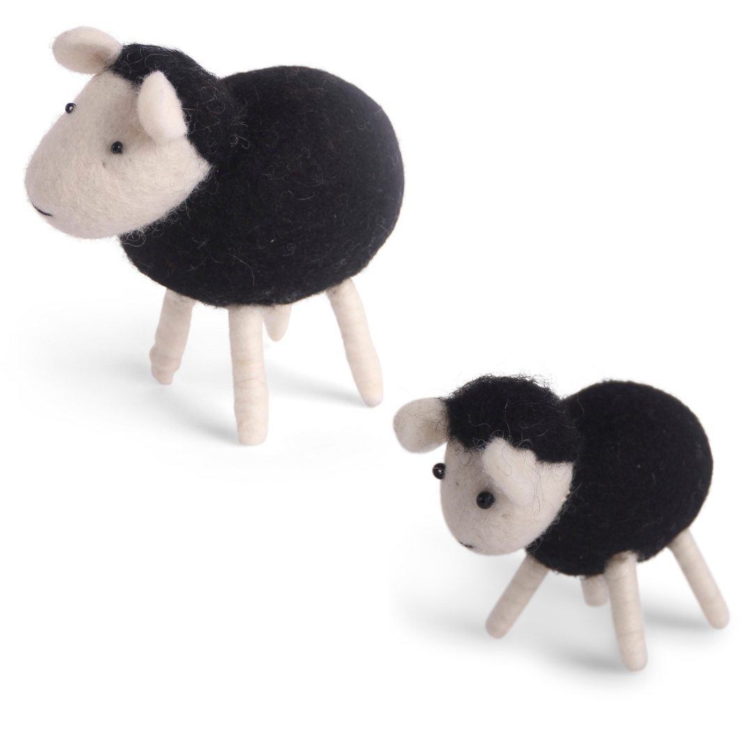Lamb Figurine (Black) - Little Lamb